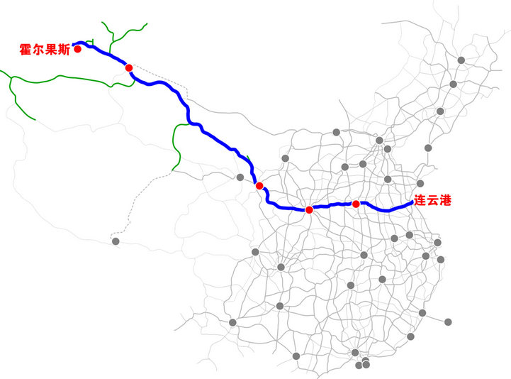 连霍高速是哪里到哪里