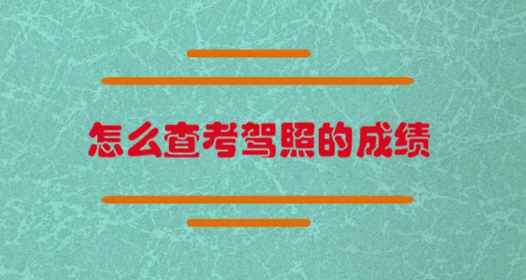 驾照考完了怎么查询成绩