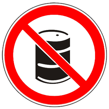 禁止放易燃物标志图片